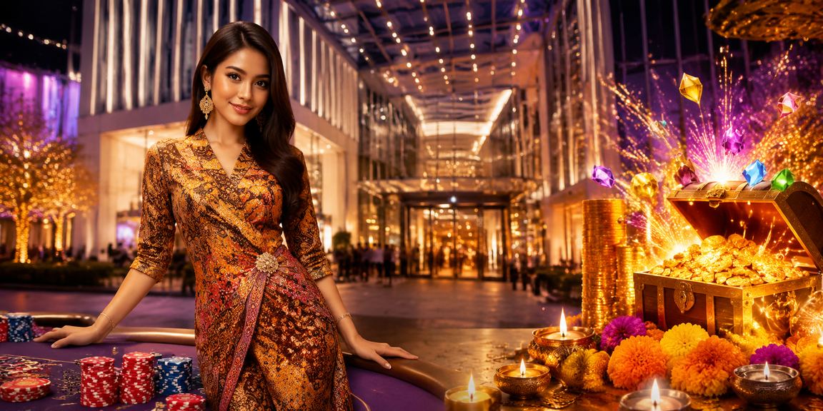 Pengguna Kuala Lumpur membuat deposit MYR melalui aplikasi meta88 dengan motif batik